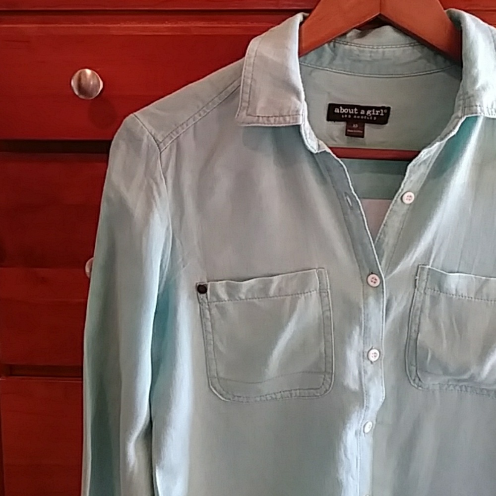 About A Girl button down shirt